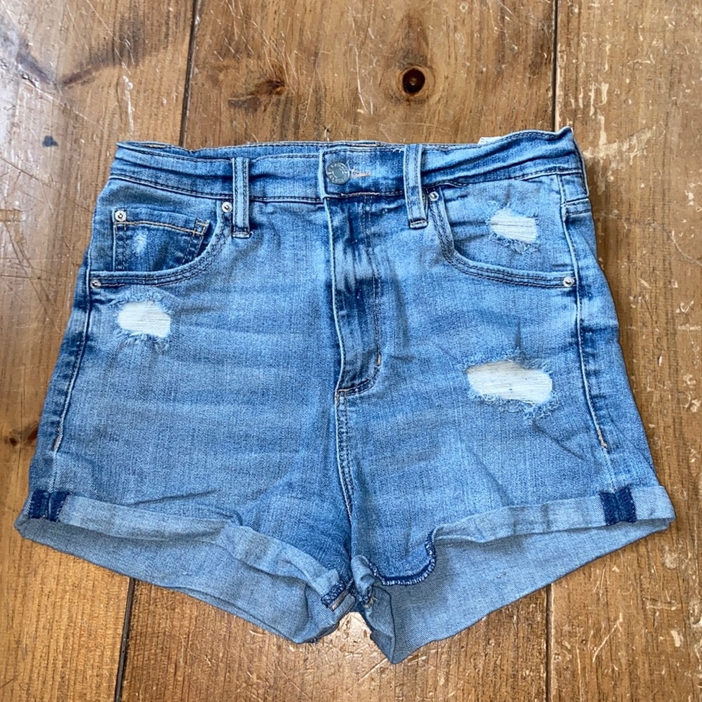 Garage - Ripped Jean Shorts (Size 5)